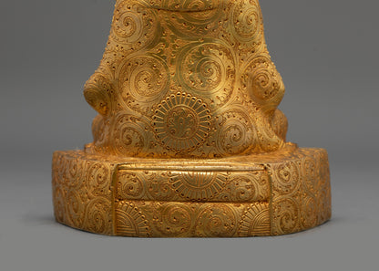 Sakya Master Set Statue | Detailed Handmade Buddhist Craft from Nepal