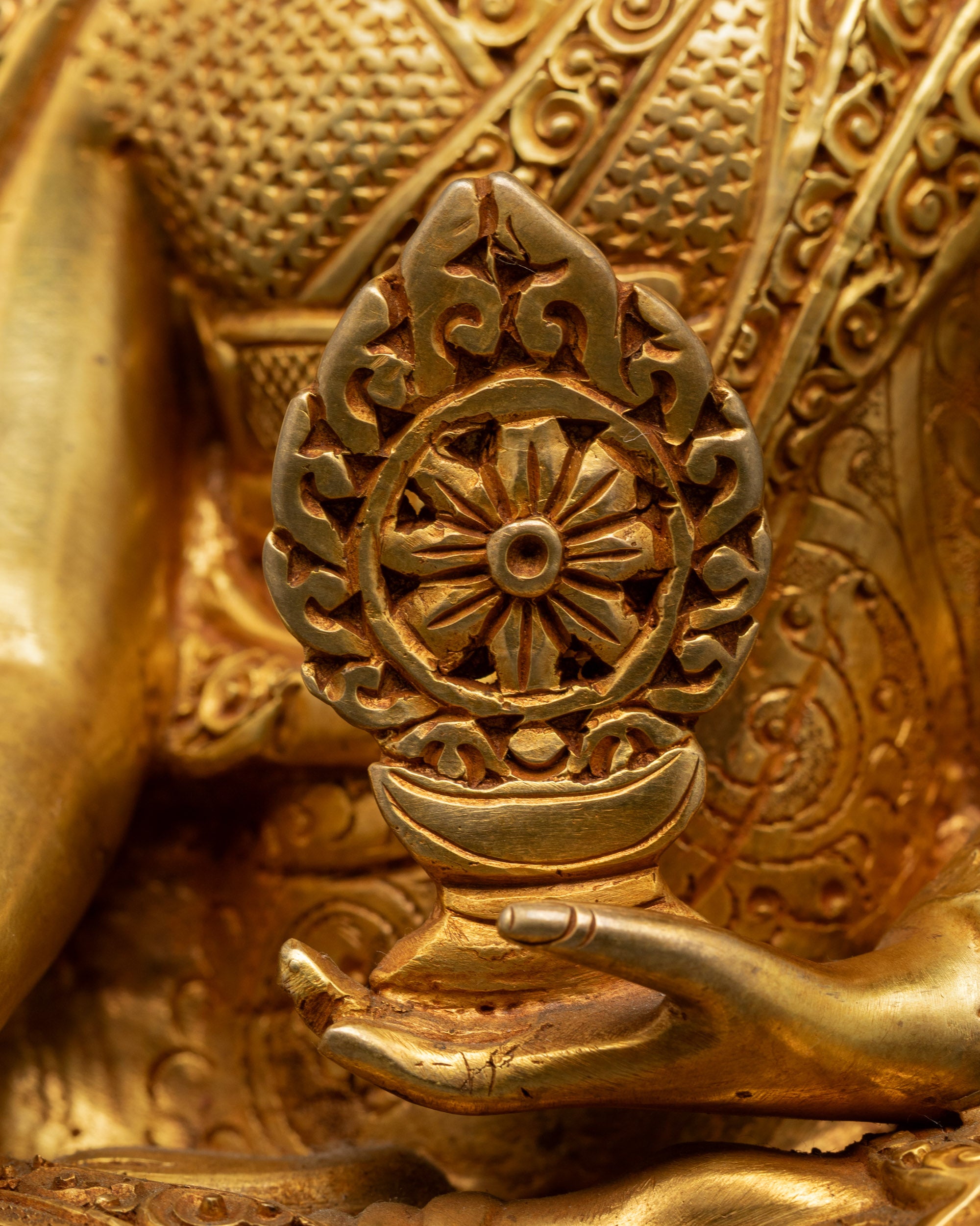 Sakya Master Set Statue | Detailed Handmade Buddhist Craft from Nepal
