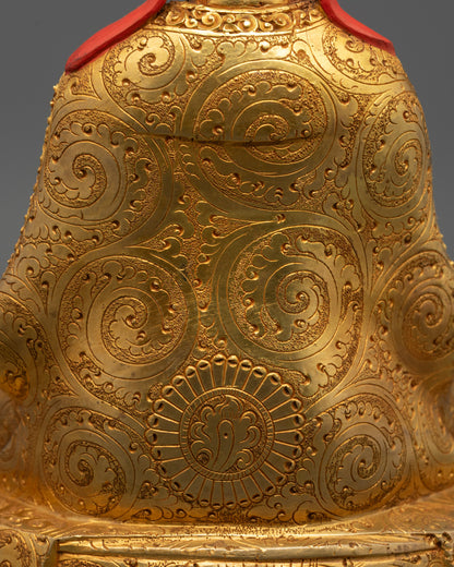 Sakya Master Set Statue | Detailed Handmade Buddhist Craft from Nepal