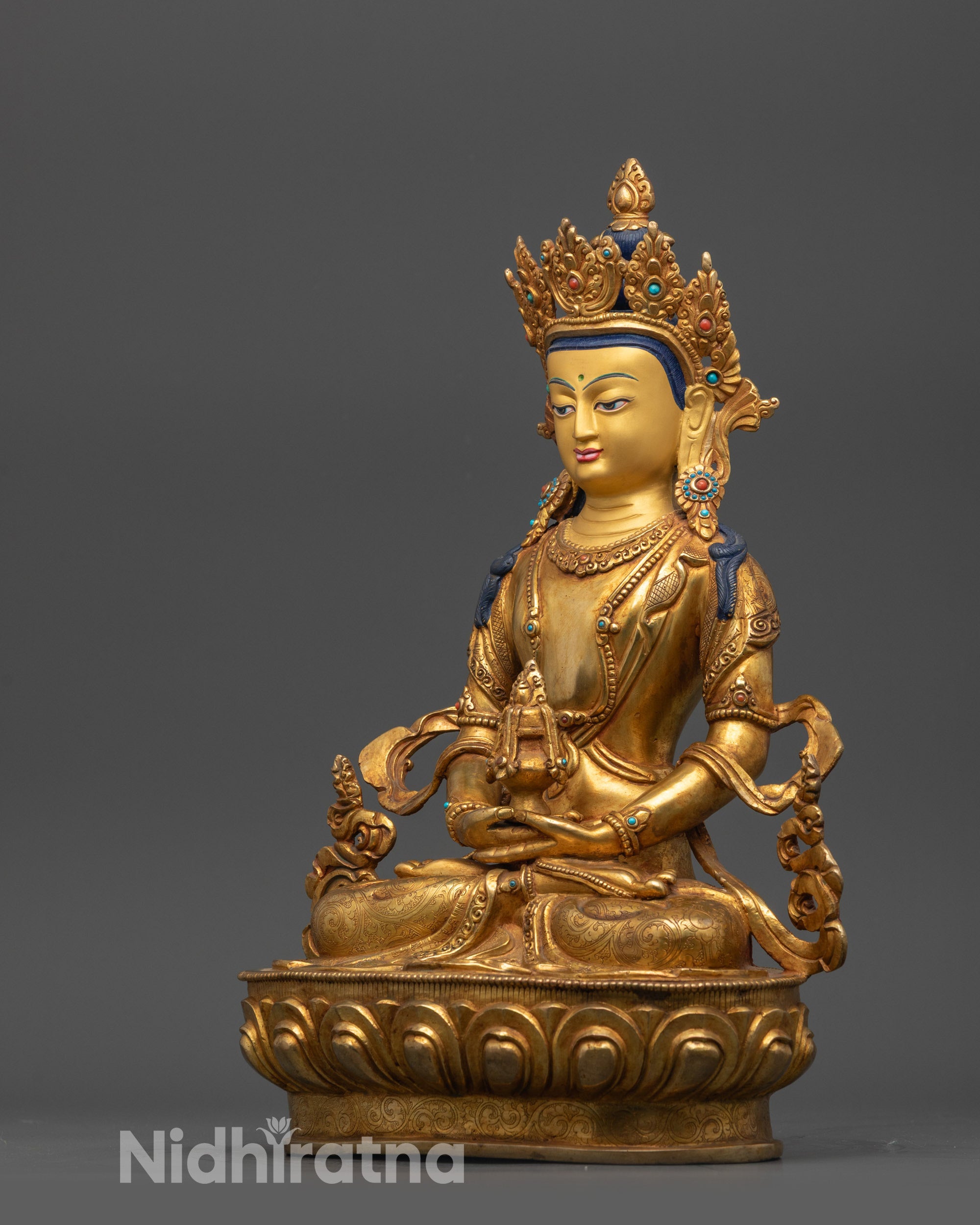 Buy Lord of Long Life Amitayus Statue | Nepalese Handcrafted Statue