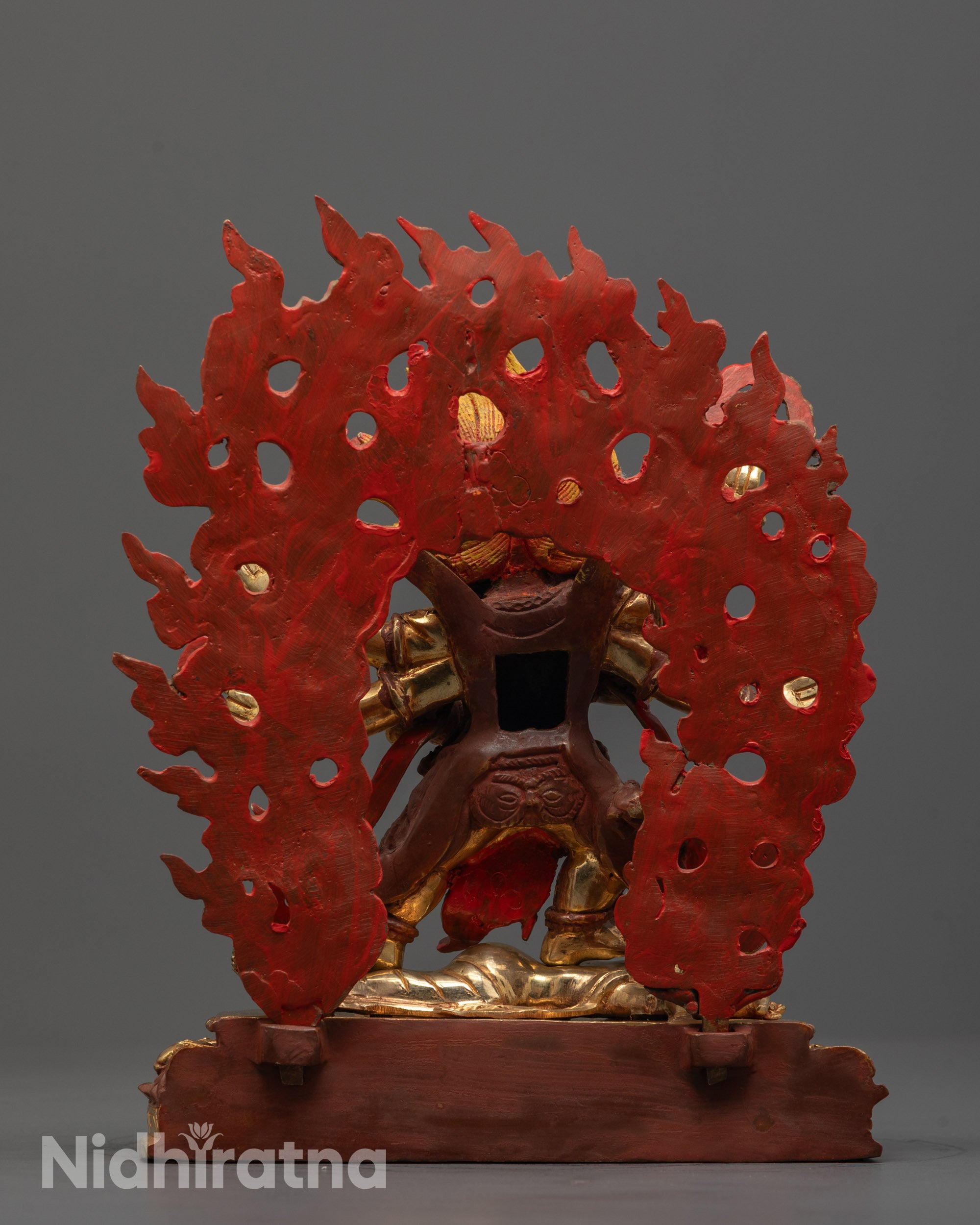 Six-Armed Mahakala Statue | Defender of Vajrayana Traditions