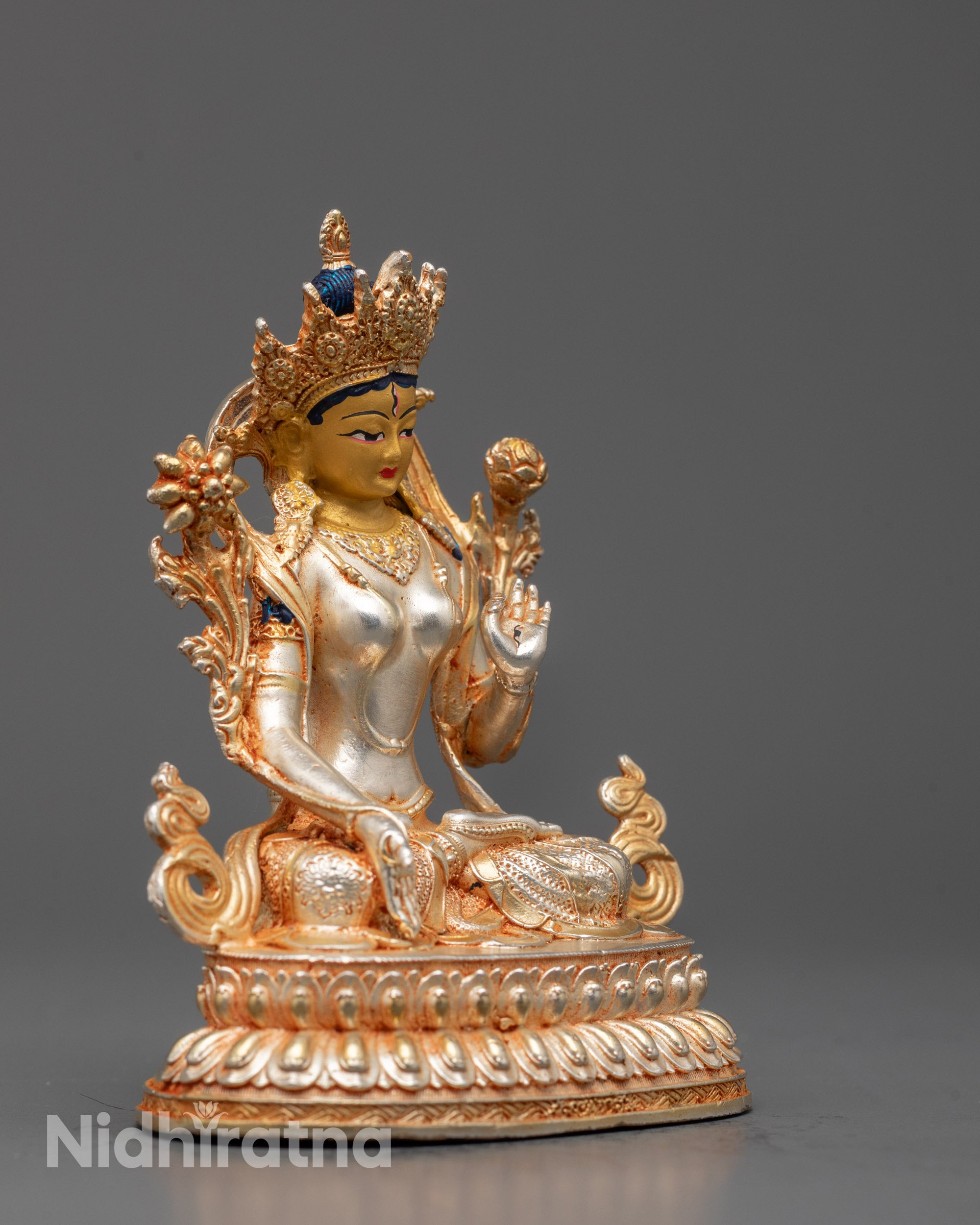 Goddess White Tara Statue | Tibetan Buddhist Longevity