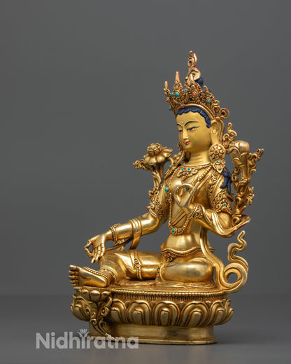 Nepalese Green Tara Statue | Mother of Compassion