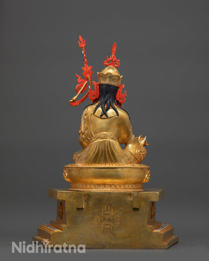 Majestic Statue of Guru Rinpoche | Handmade Nepalese Artwork