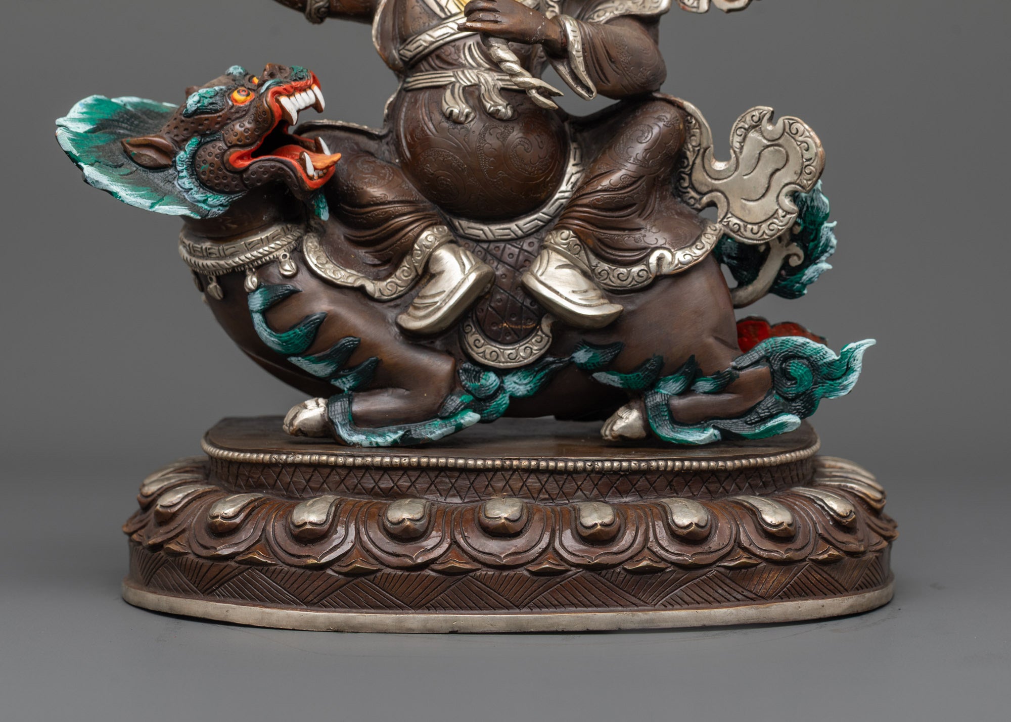 Ekajati, Rahula & Dorje Legpa Statue Set | Buddhist Protector Deities