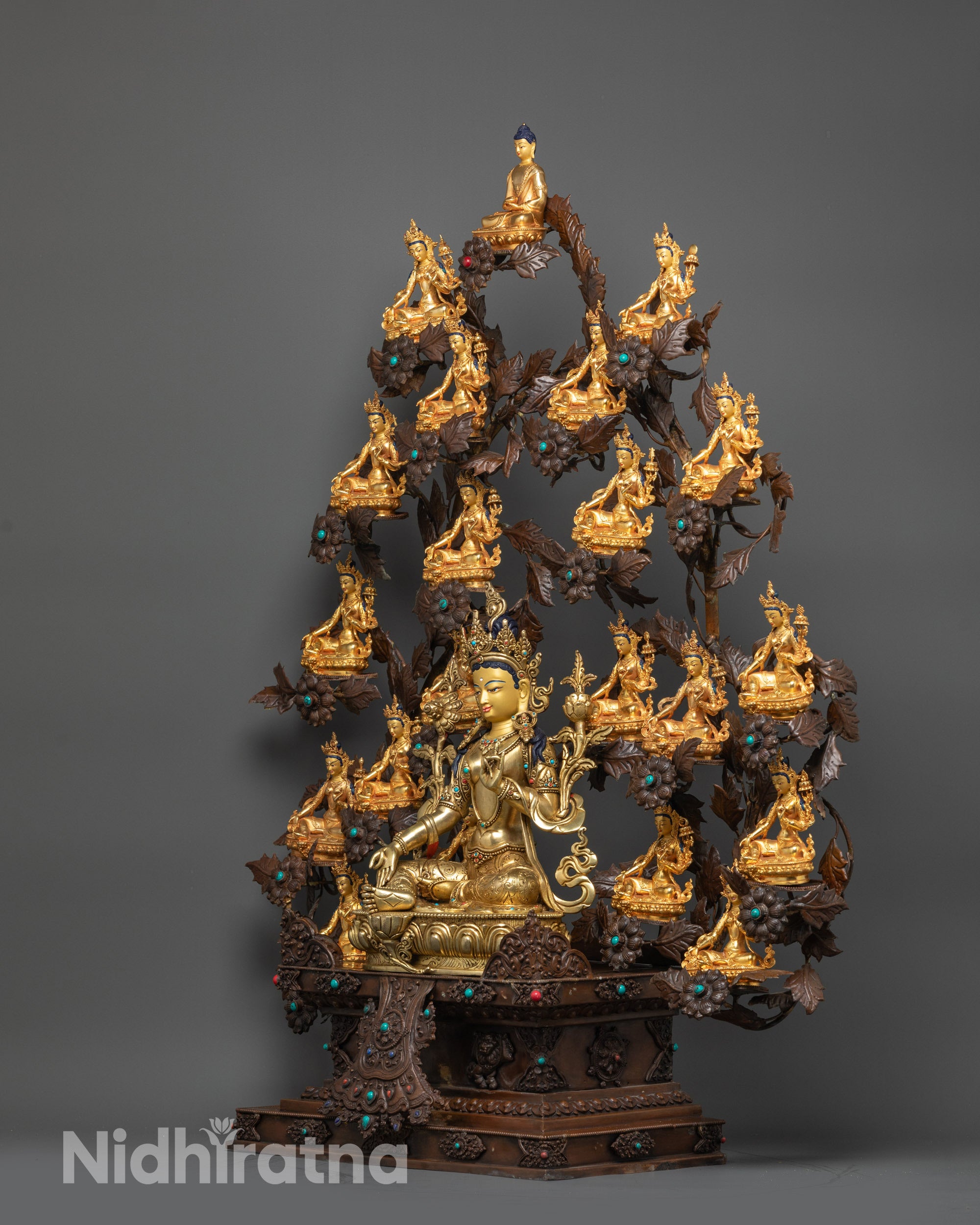 21 Tara Statue Set | Tree Collection with 21 Manifestations of Tara