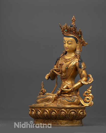 Traditional Vajrasattva Statue | Premium Nepalese Handcrafted Artwork