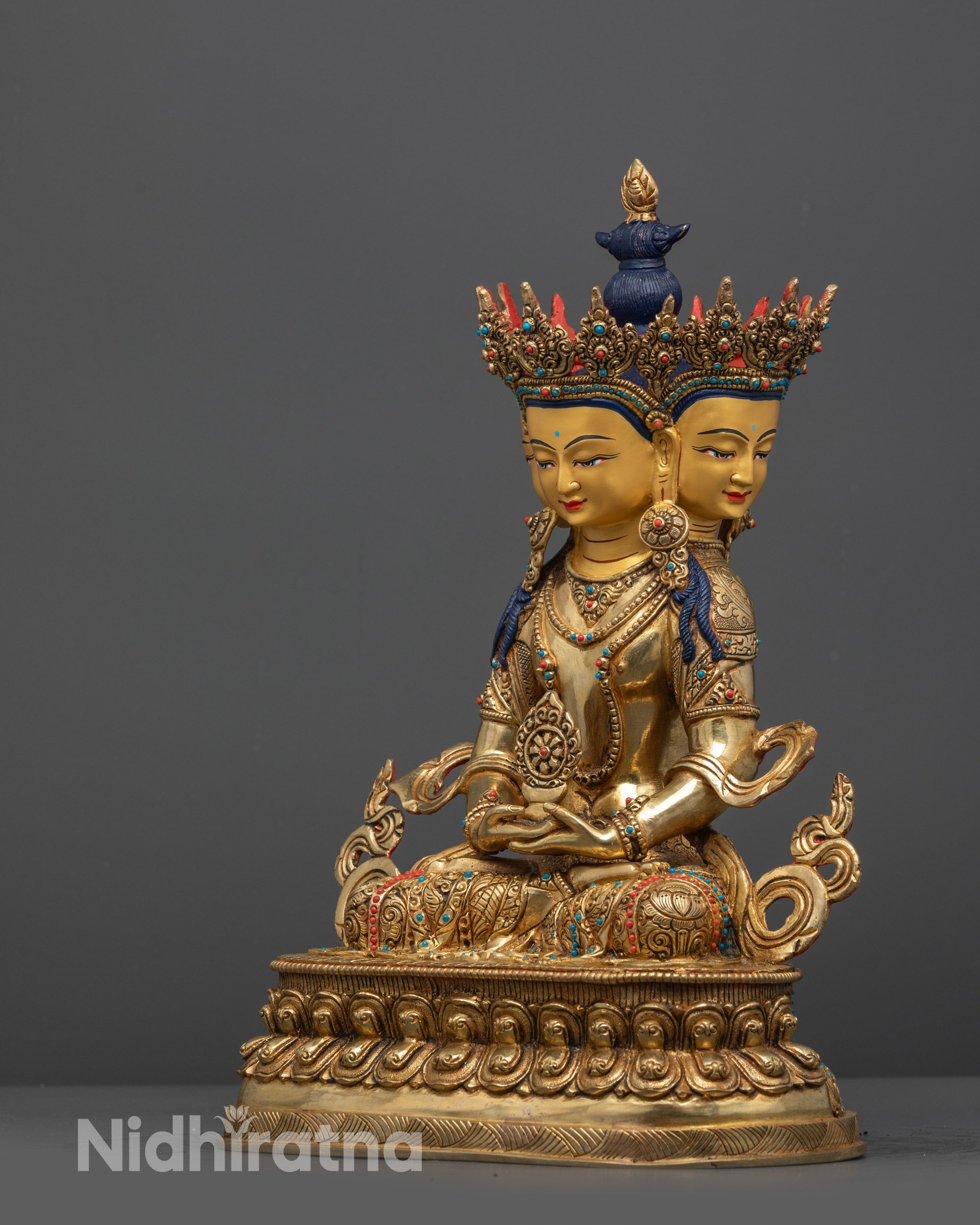 Nepalese Vairocana Buddha Statue | Spiritual Energy & Divine Blessings