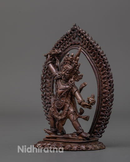 Traditional Ekajati Statue for Protection and Obstacle Removal