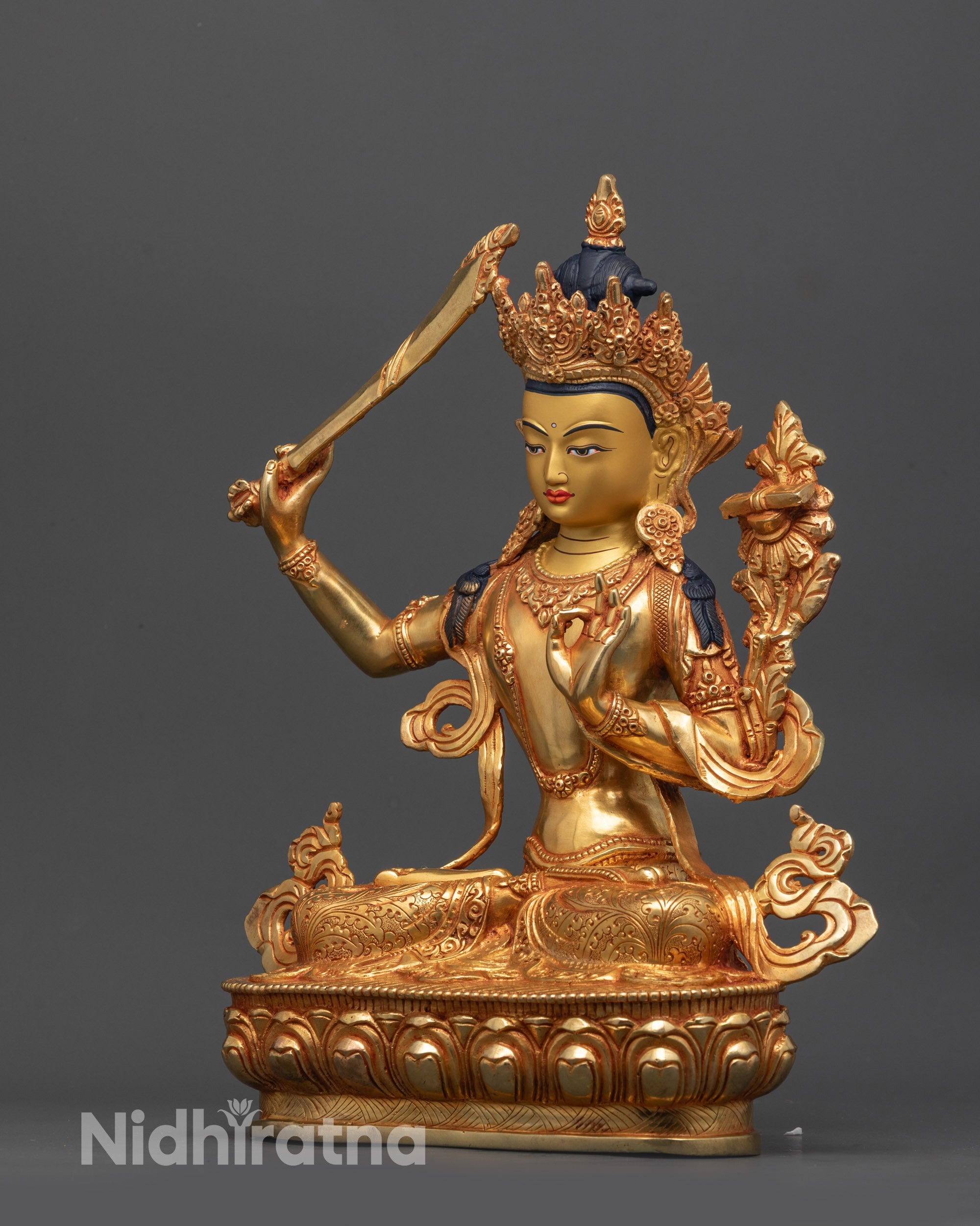 Shop Manjushri Sculpture | Sacred Buddhist Statue for Spiritual Growth