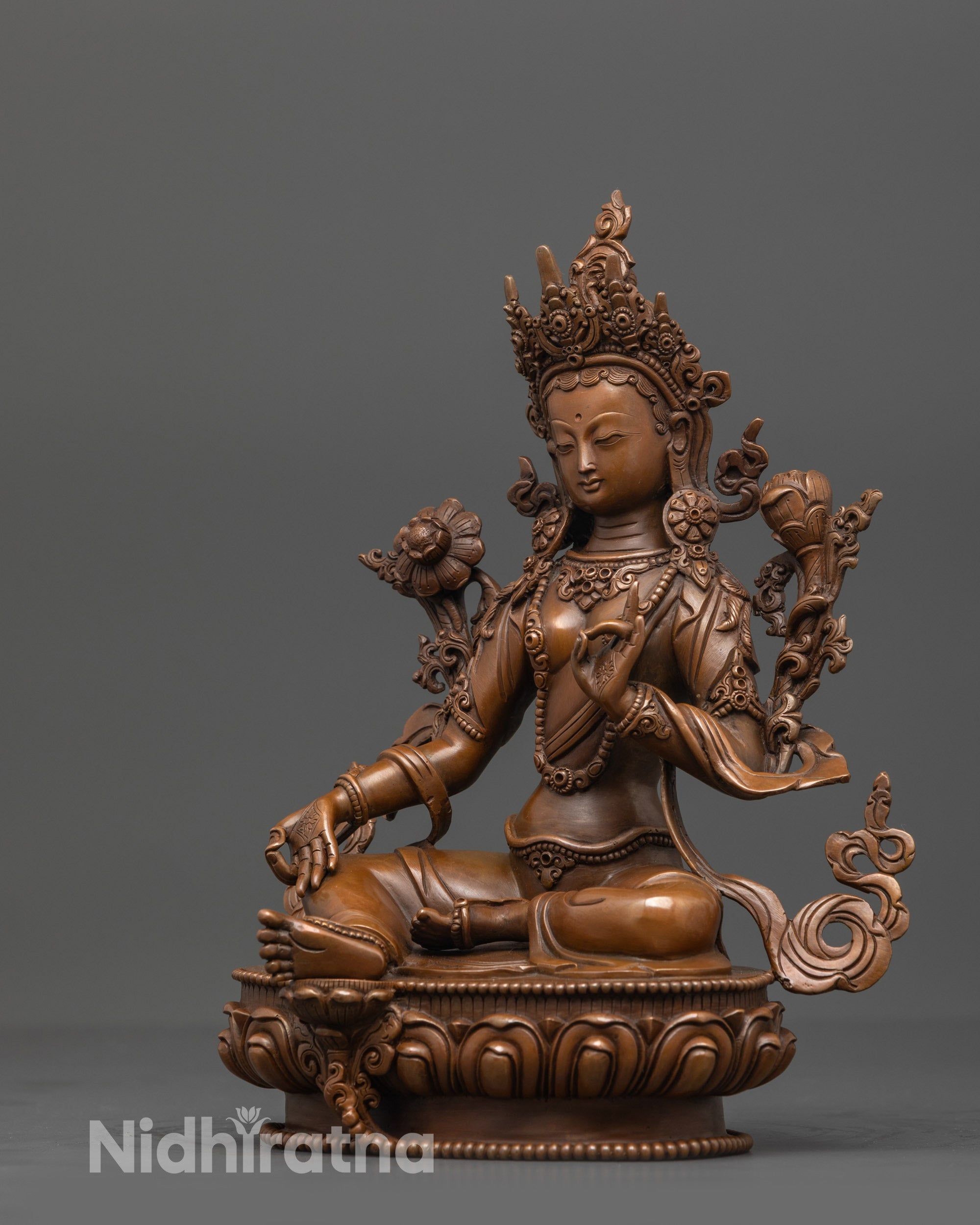 Green Tara Statue