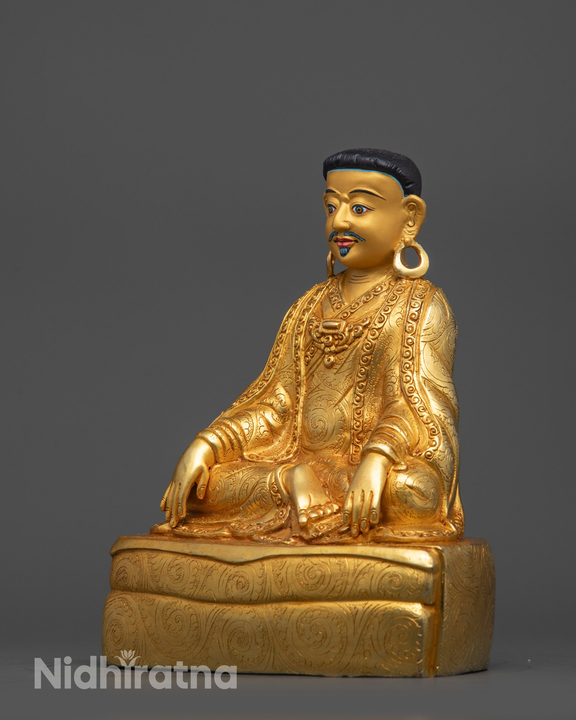 Buddhist Master Marpa Statue | Lost Wax Casted Statue from Nepal