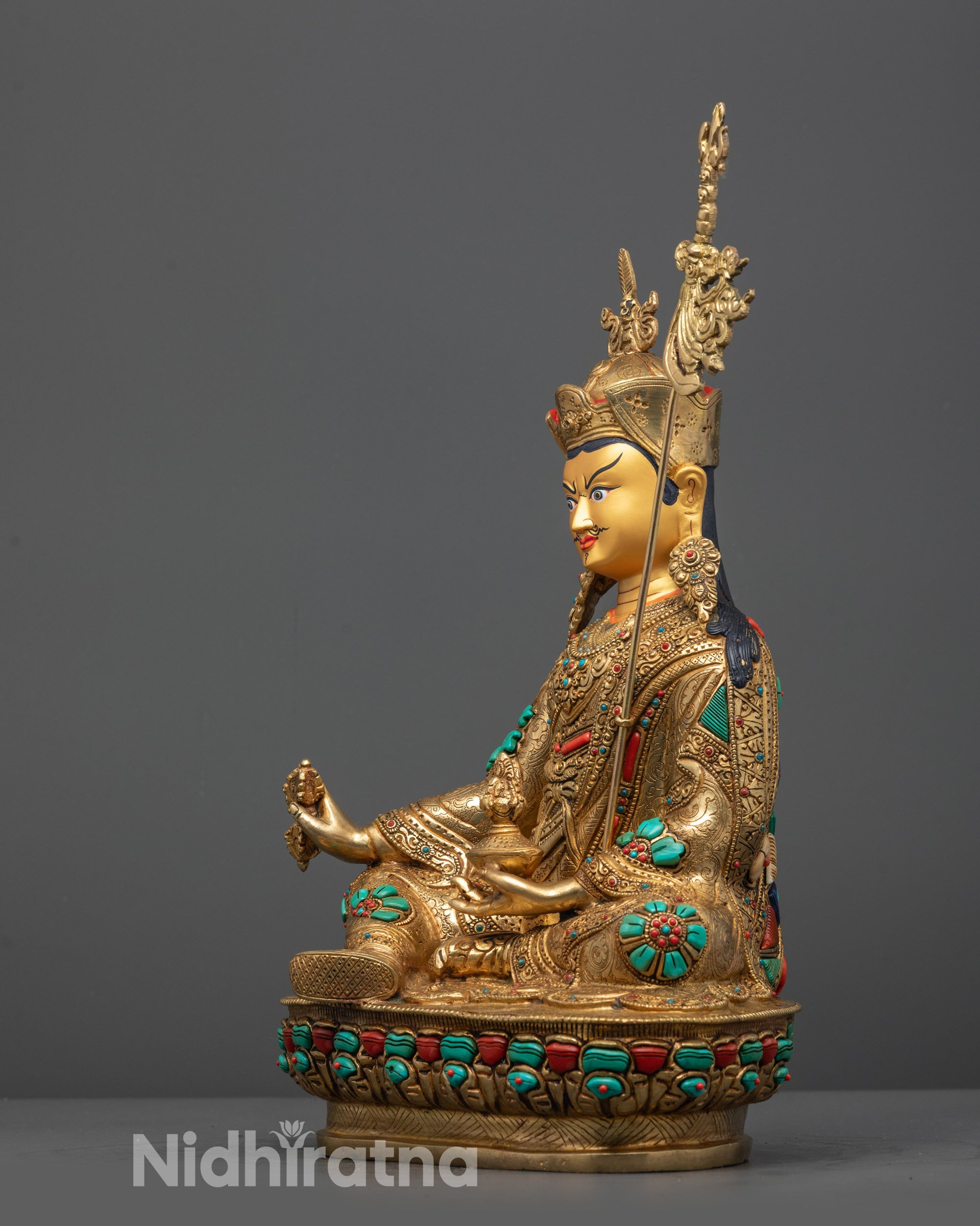 Guru Rinpoche Padmasambhava Statue | Handmade Artwork