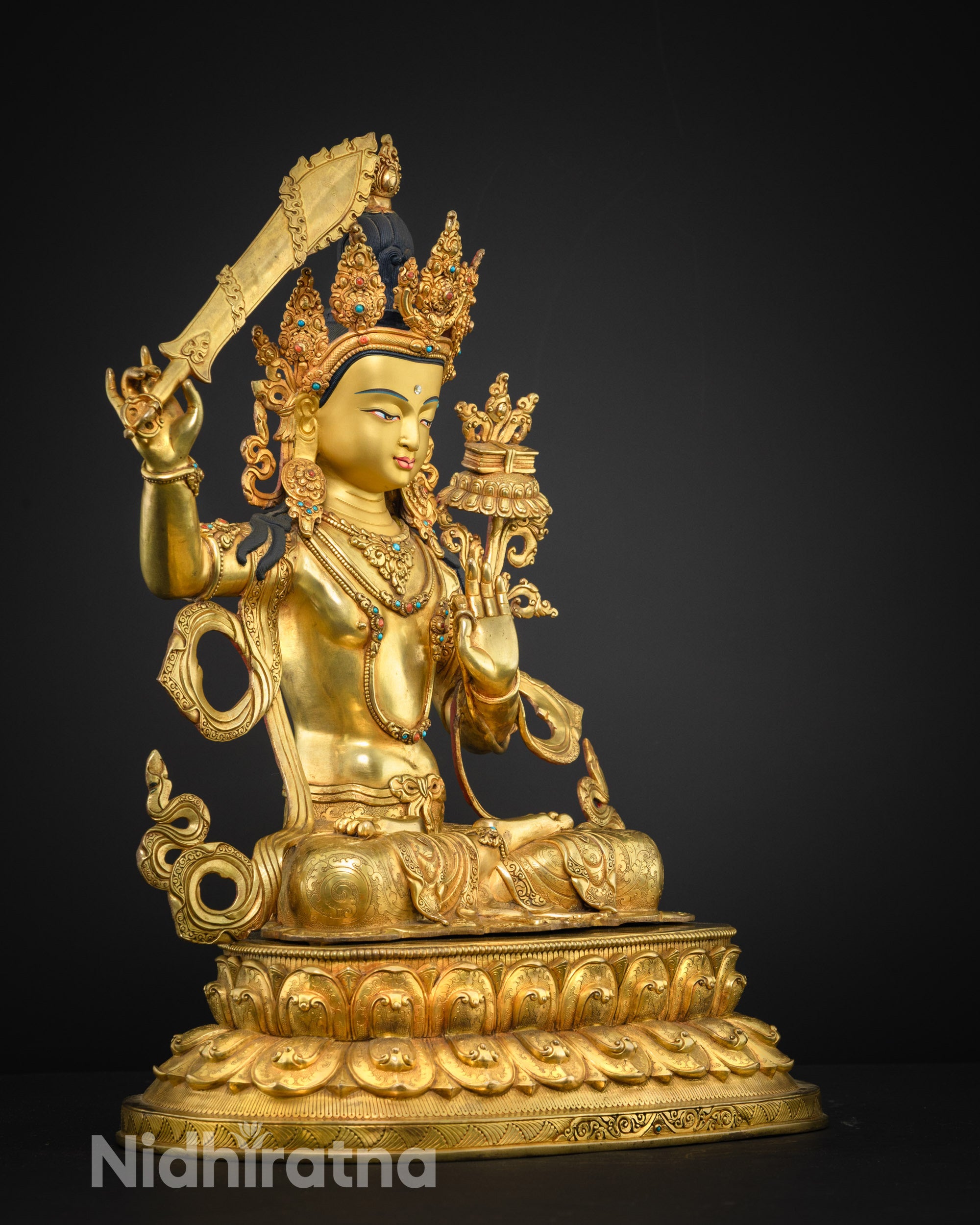 Manjushri Buddha Statue for Wisdom