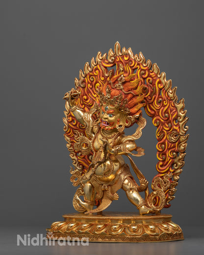 Chana Dorje Vajrapani Statue | Handmade Art of Fierce Protector