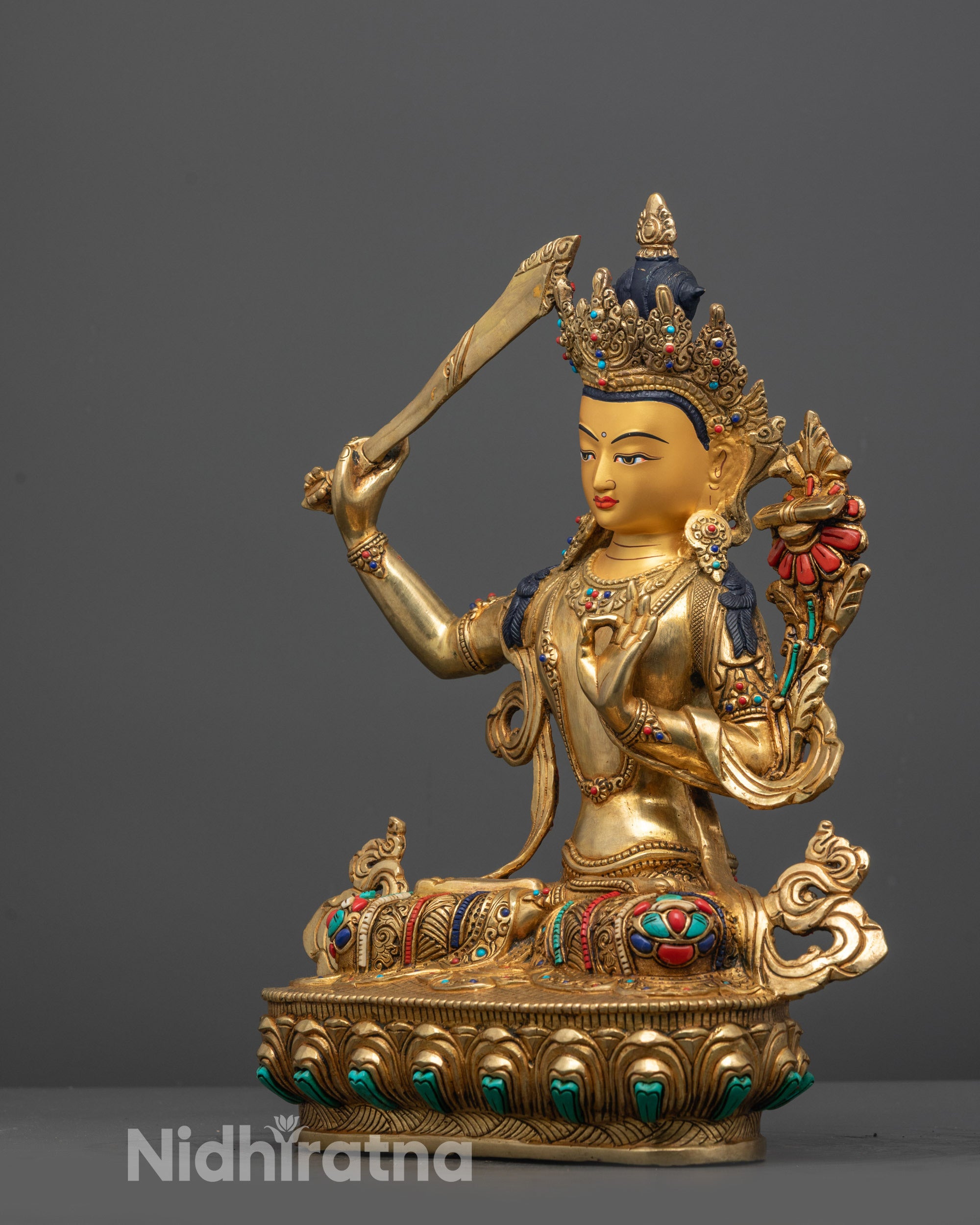 Tibetan Manjushri Statue | Manjushree Statue | Himalayan Art