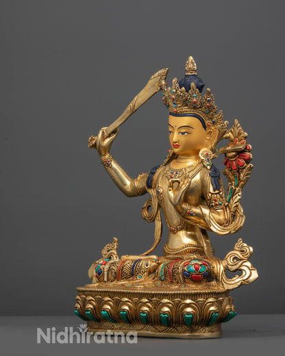 Tibetan Manjushri Statue | Manjushree Statue | Himalayan Art