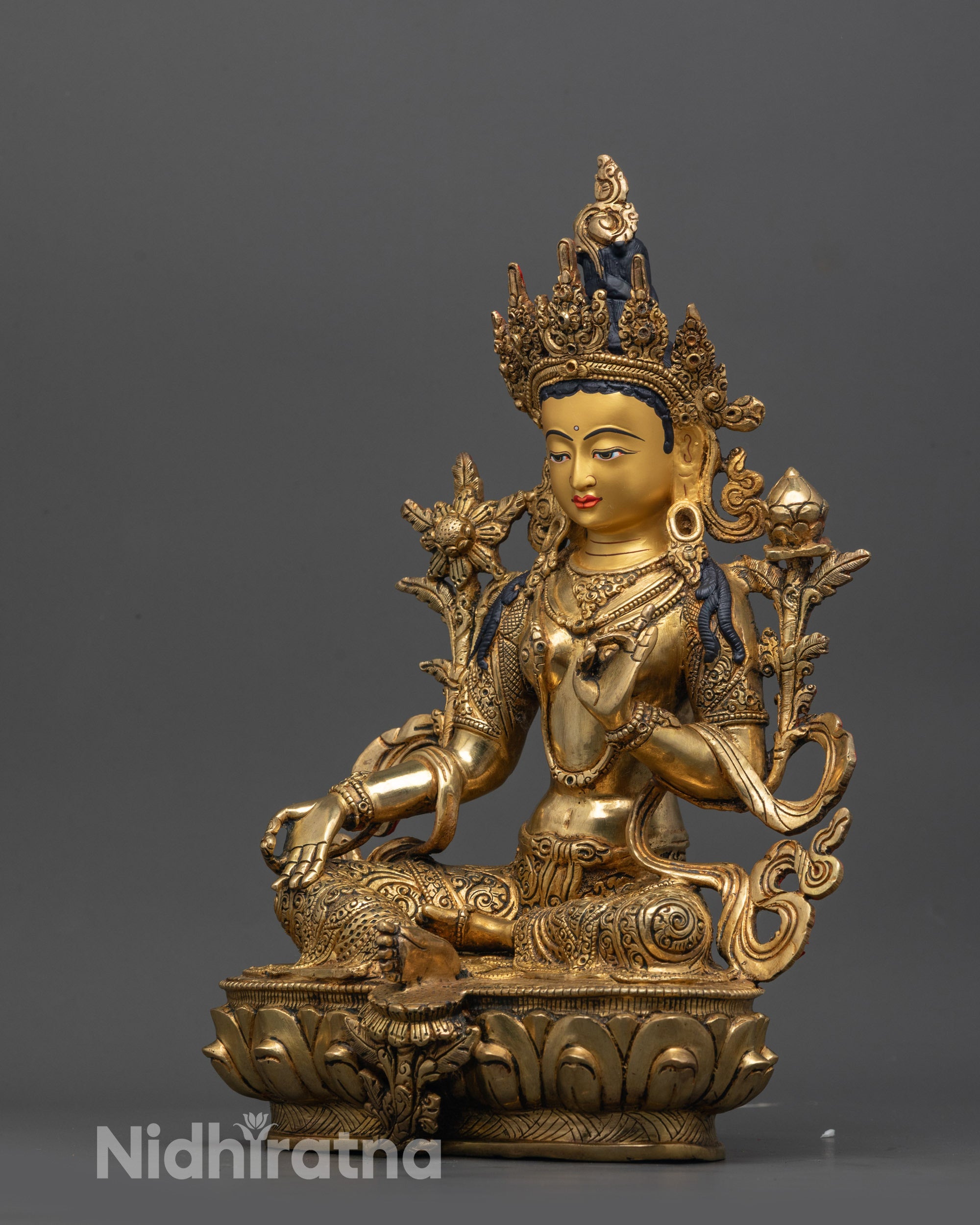 Green Tara Statue