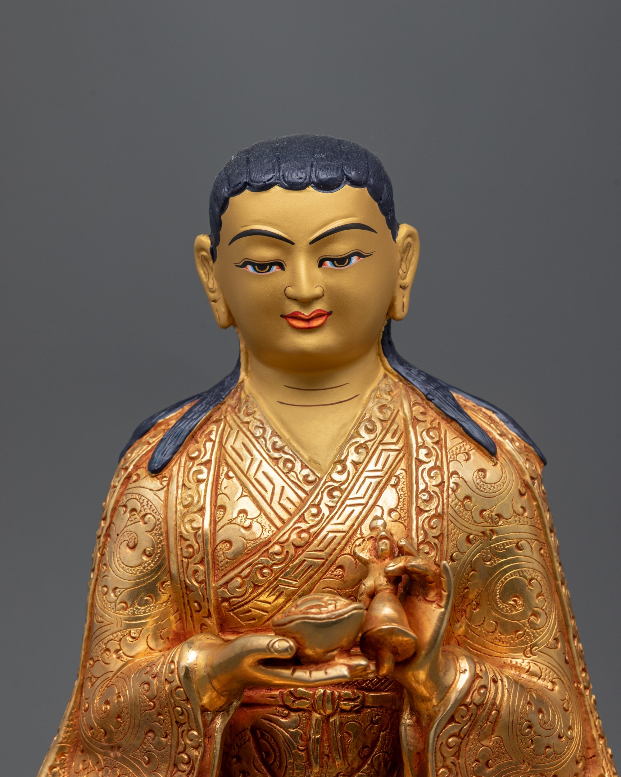 Shakya Masters Set | Handmade Buddhist Statue Set from Nepal