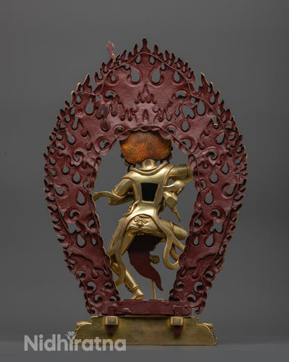 Goddess Troma Nagmo Statue | Wrathful Dakini Traditional Himalayan Art
