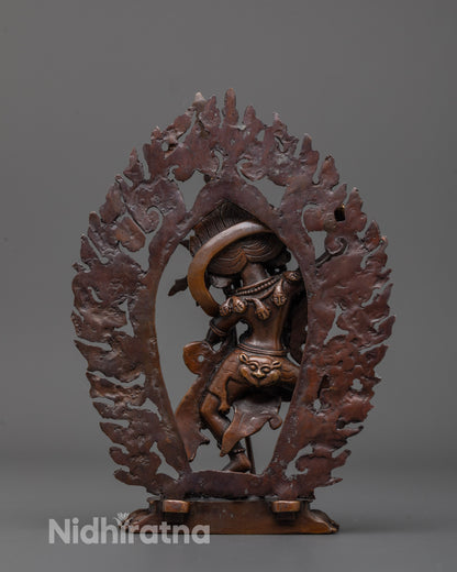 Oxidized Dorje Phagmo Statue | Sacred Tibetan Buddhist Deity