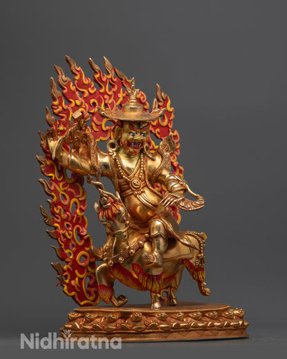 Tibetan Mahakala Statue