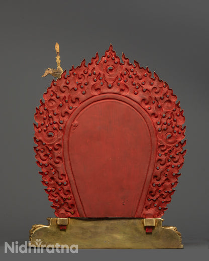 Brahmanrupa Statue | 24k Fire Gilded Copper Statue