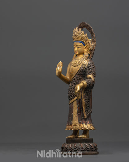 Dipankara Buddha Statue | Handmade Spiritual Decor from Nepal