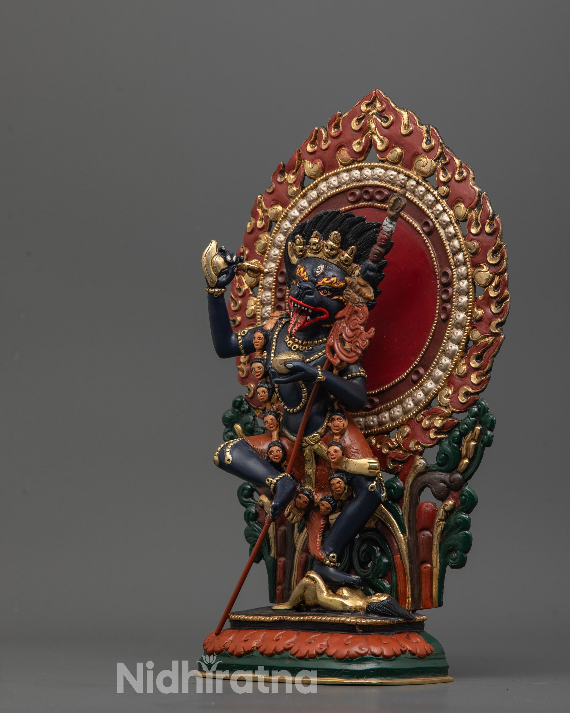 Nepalese Singha Mukha Statue | Powerful Buddhist Protector