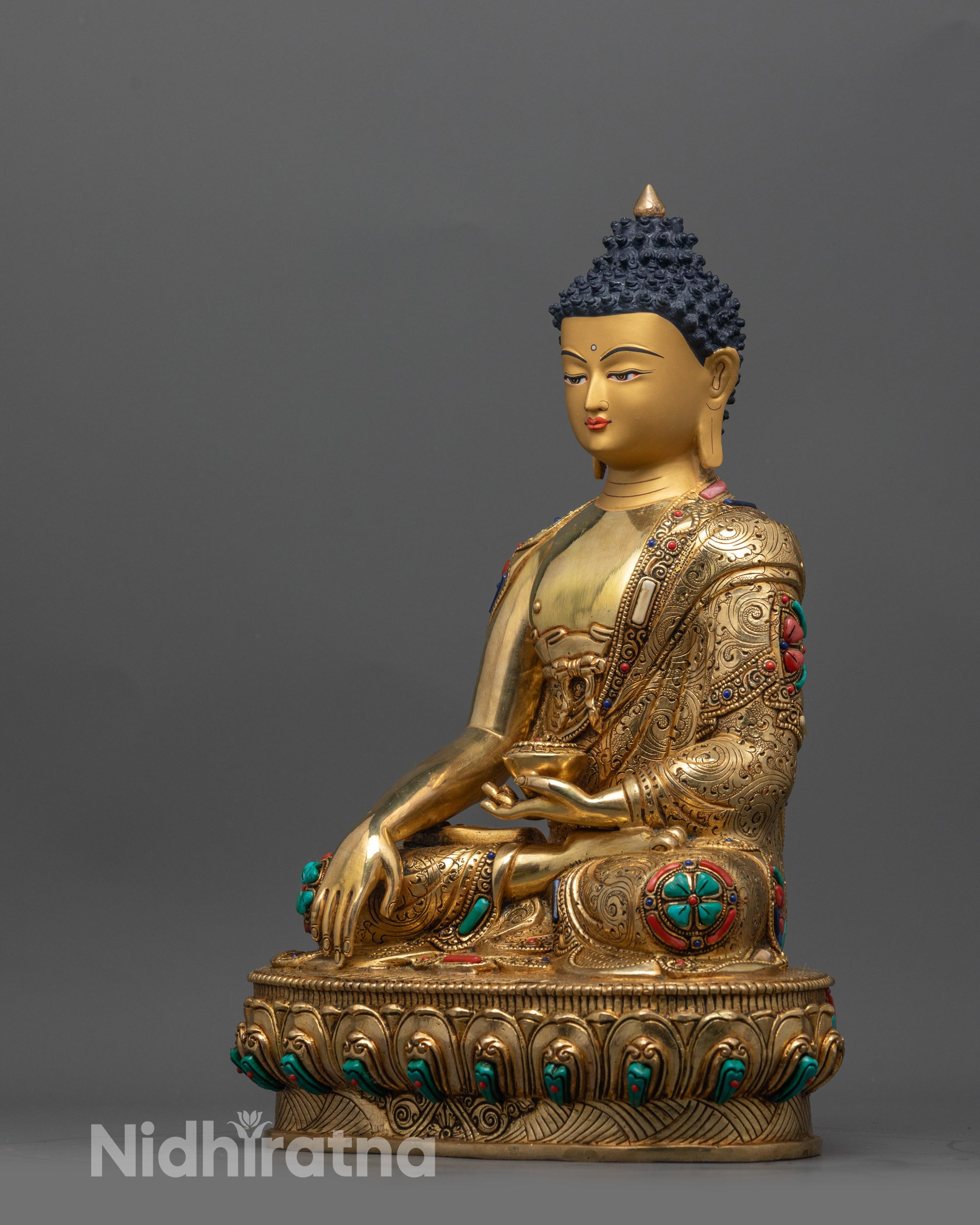 Buddha Shakyamuni Sculpture | Handmade Statue for Spiritual Practice