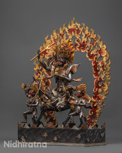 Palden Lhamo Sculpture | Fierce Guardian Goddess of Tibet Statue