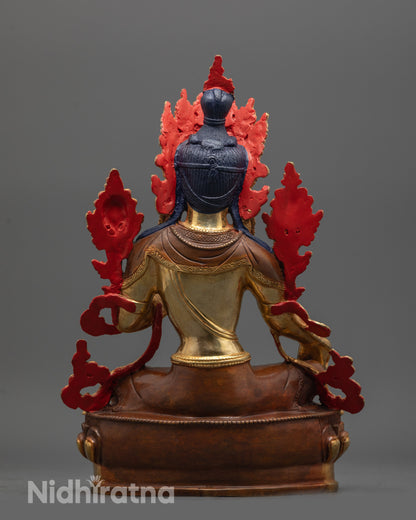 Nepalese Mother Tara Statue | Handmade Buddhist Goddess of Mercy