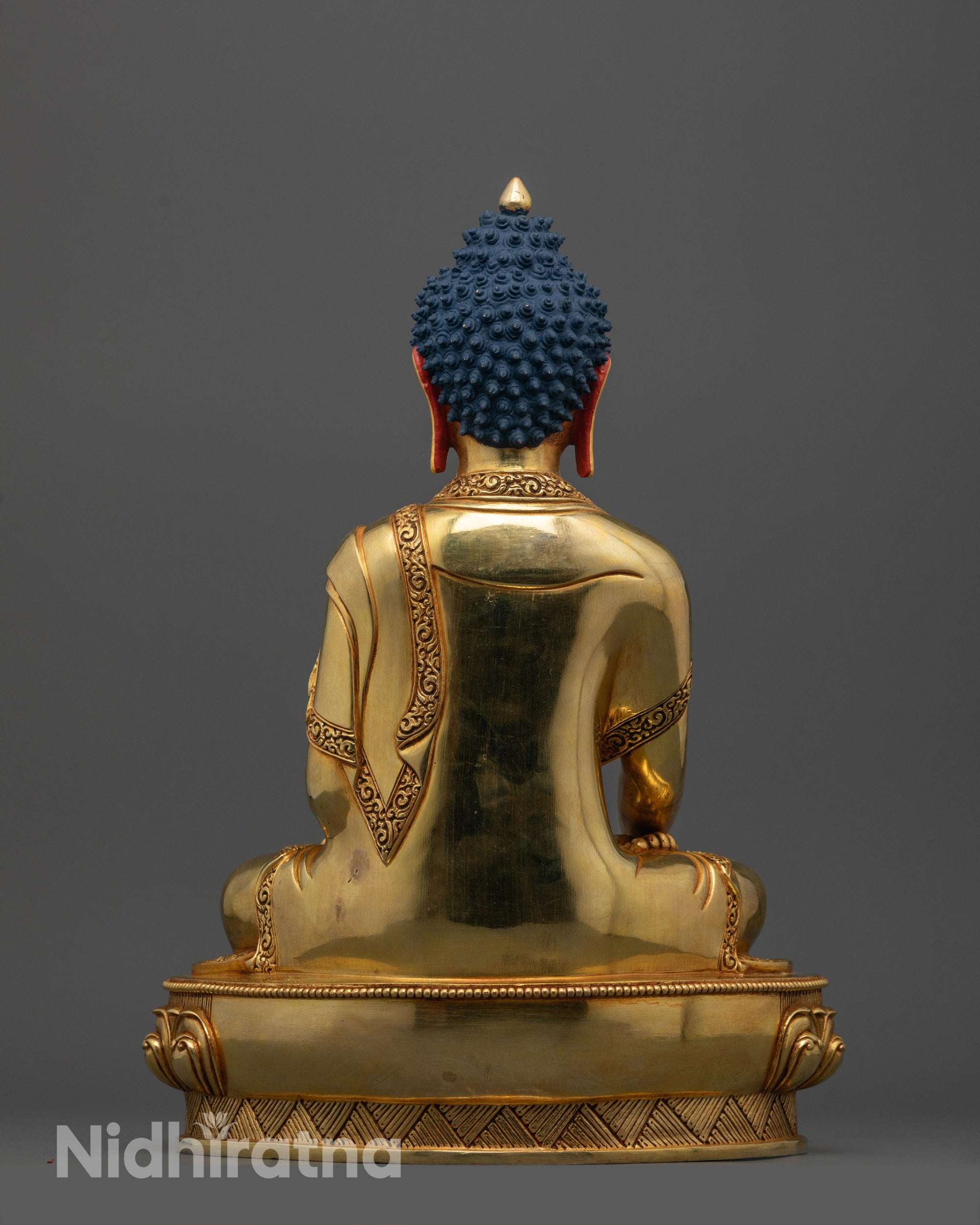 Vajrayana Shakyamuni Buddha Statue | Traditional Himalayan Art