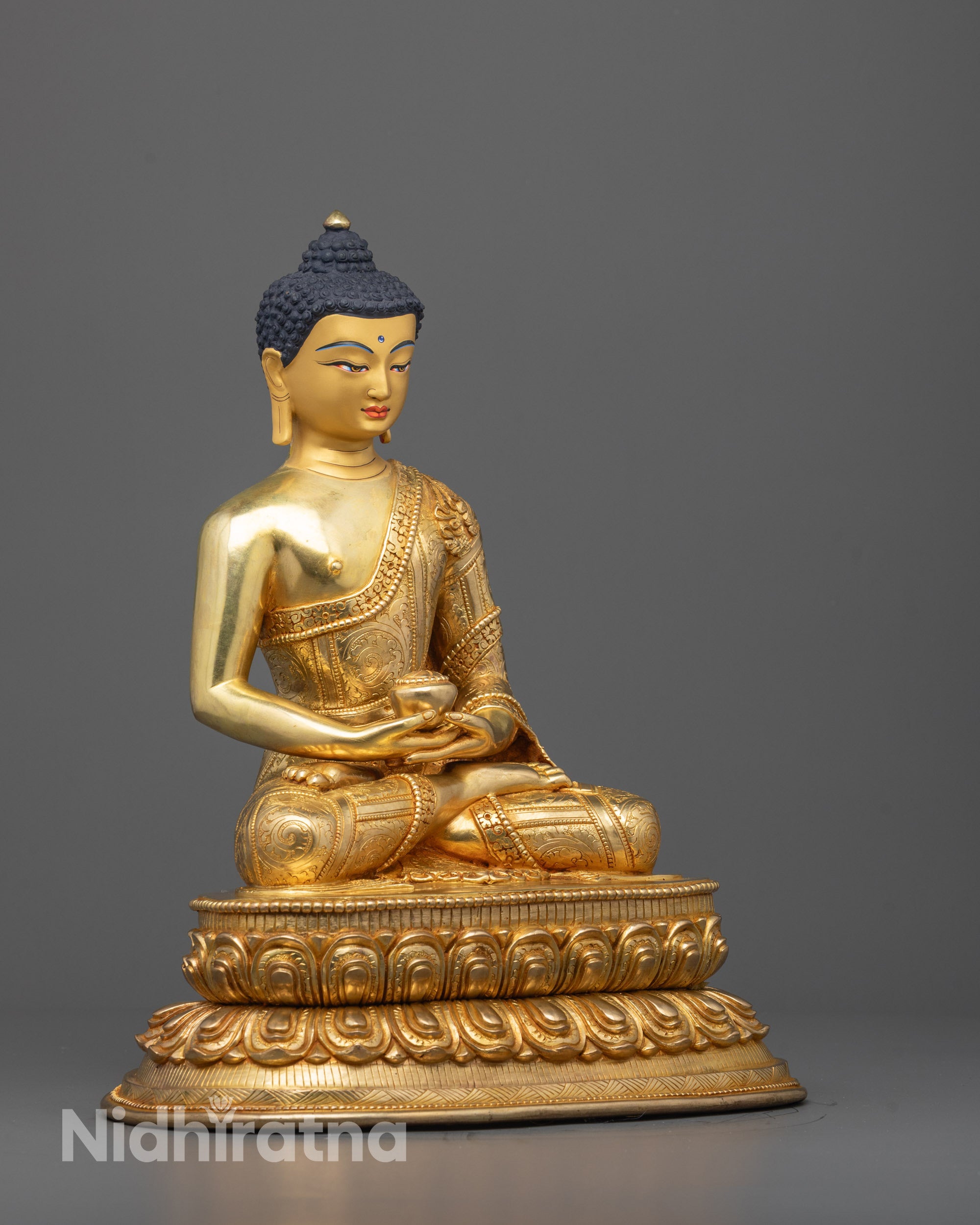 Meditation-Grade Amitabha Buddha Idol | Nepalese Artisan Craft