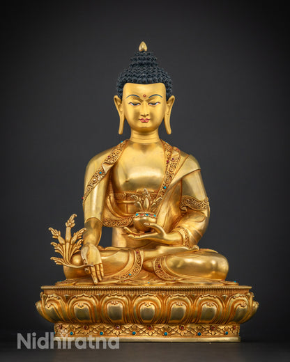 Handmade Medicine Buddha Statue: A Treasure of Healing Energy