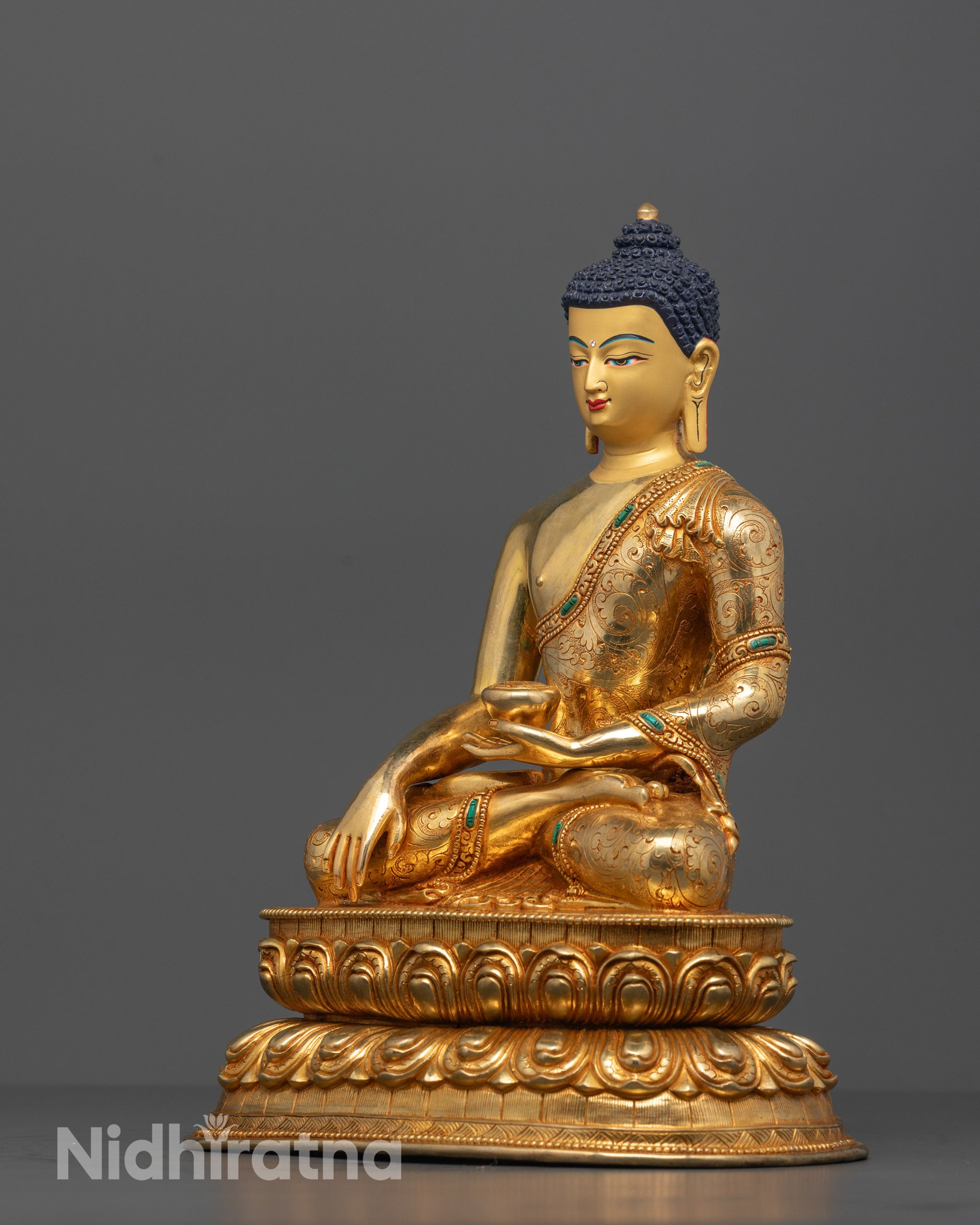 Shakyamuni Buddha Statue | Himalayan Handcrafted Spiritual Decor