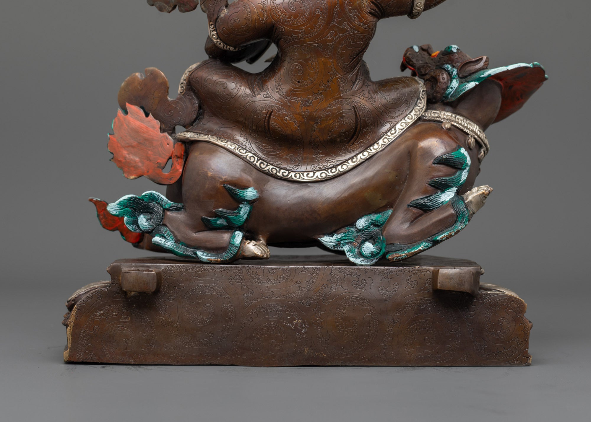 Ekajati, Rahula & Dorje Legpa Statue Set | Buddhist Protector Deities