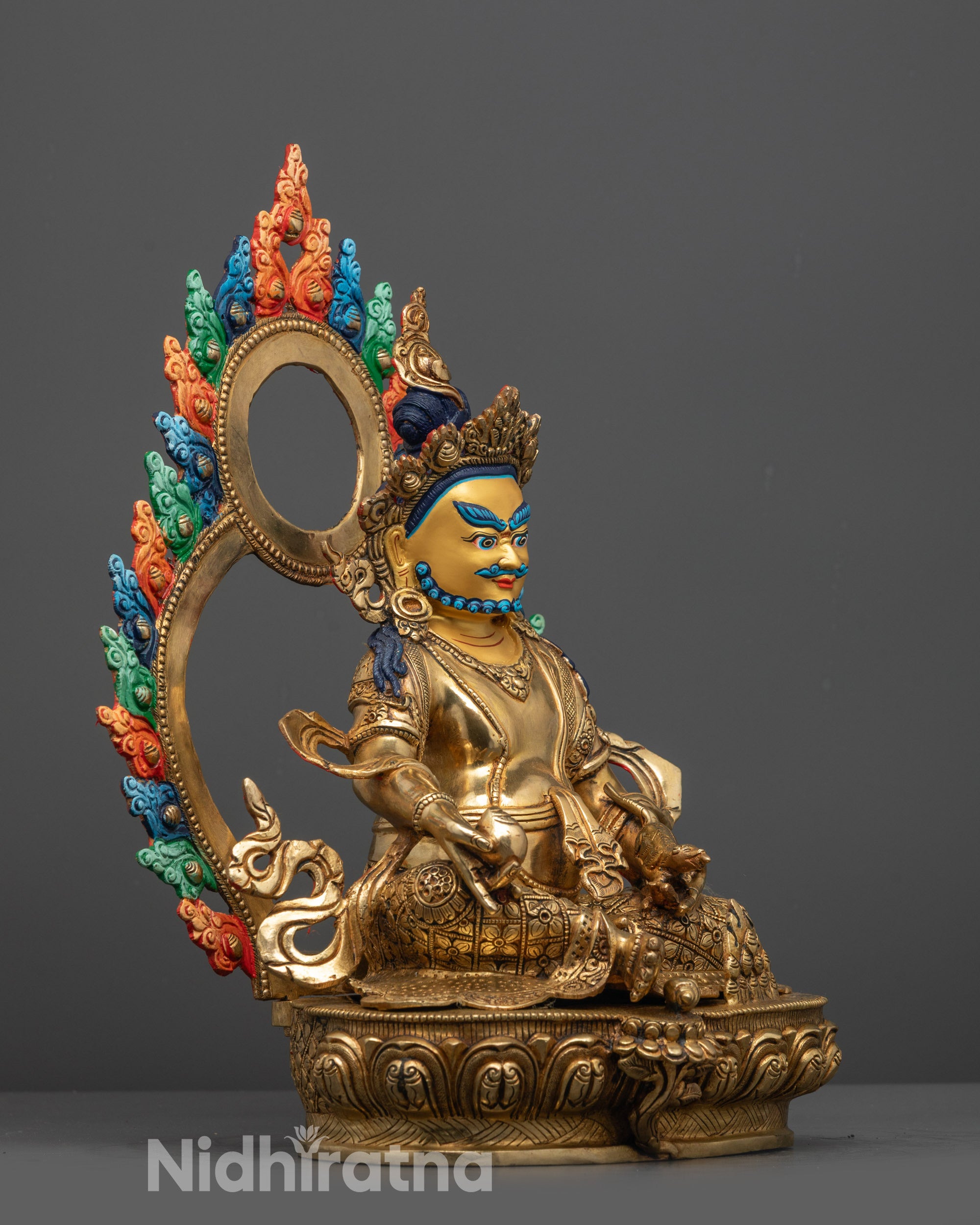 Jambhala Statue for Prosperity | Buddhist Deity of Wealth