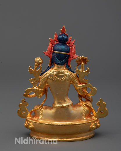 Green Tara Statue | Nepalese Buddhist Goddess