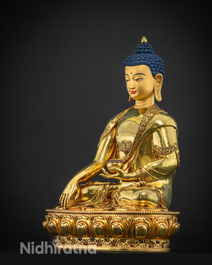 Masterpiece 16 Inch Shakyamuni Buddha Statue: Perfect for Spiritual Practice