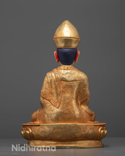 Handmade Karmapa Statue | Traditional Nepalese Buddhist Art