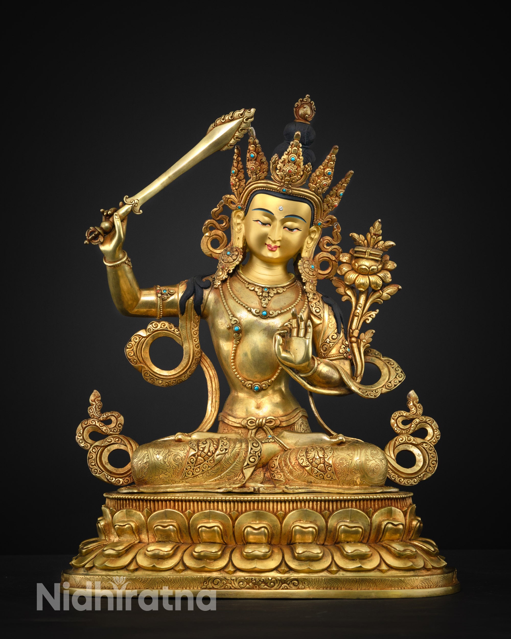 Masterpiece Manjushri Statue: Wisdom and Enlightenment