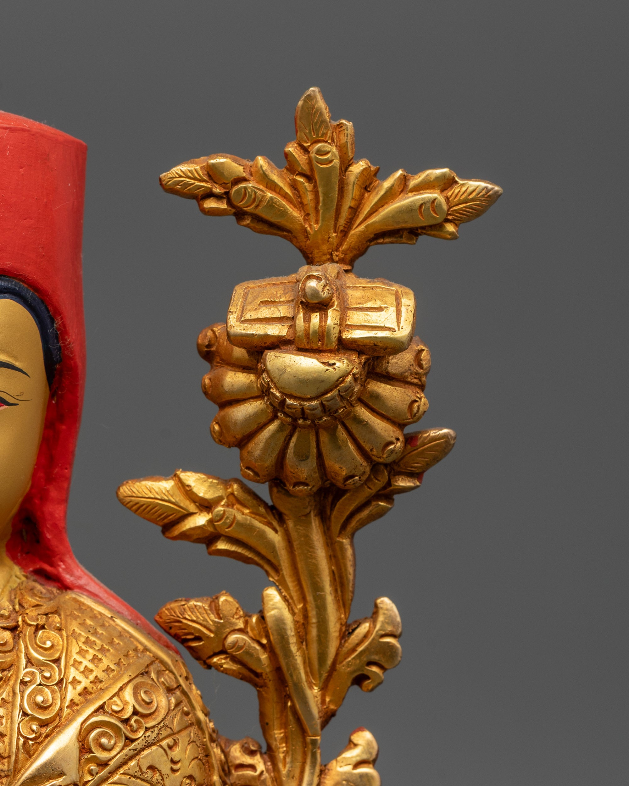 Sakya Master Set Statue | Detailed Handmade Buddhist Craft from Nepal