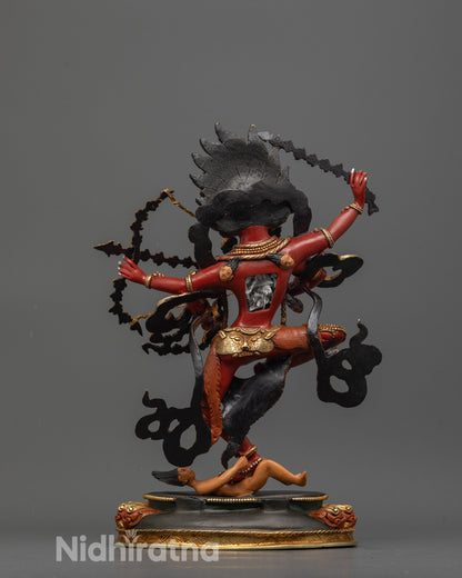 Goddess Kurukulla Statue | Red Buddhist Deity for Spiritual Practices