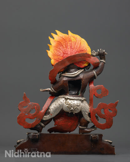 Bodhisattva Vajrapani Sculpture | Authentic Handmade Himalayan Artwork