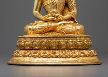 Meditation-Grade Amitabha Buddha Idol | Nepalese Artisan Craft