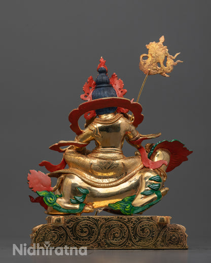 Nepalese Namtoshe Statue | Gold Fire-Gilded Buddhist Deity