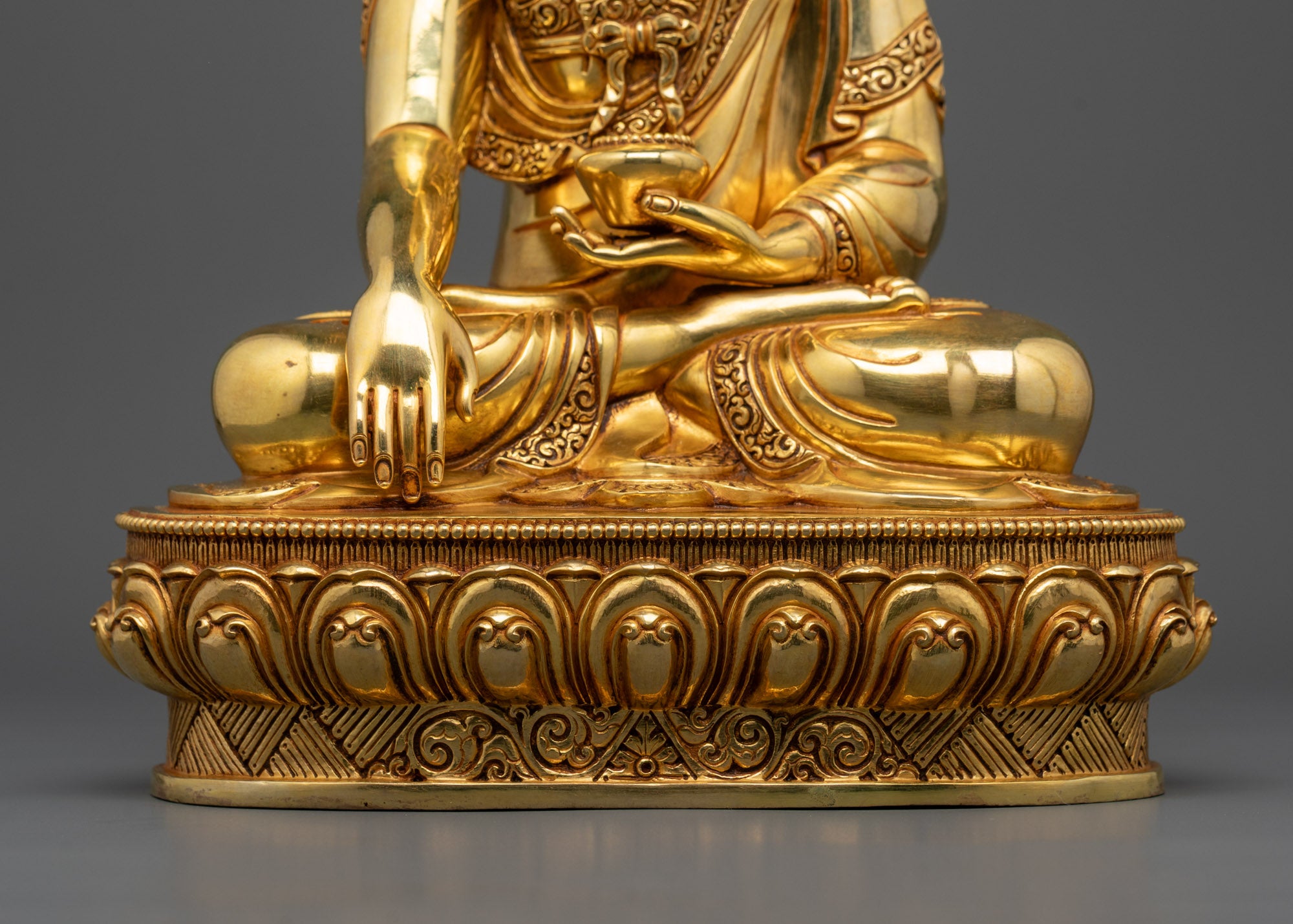Vajrayana Shakyamuni Buddha Statue | Traditional Himalayan Art
