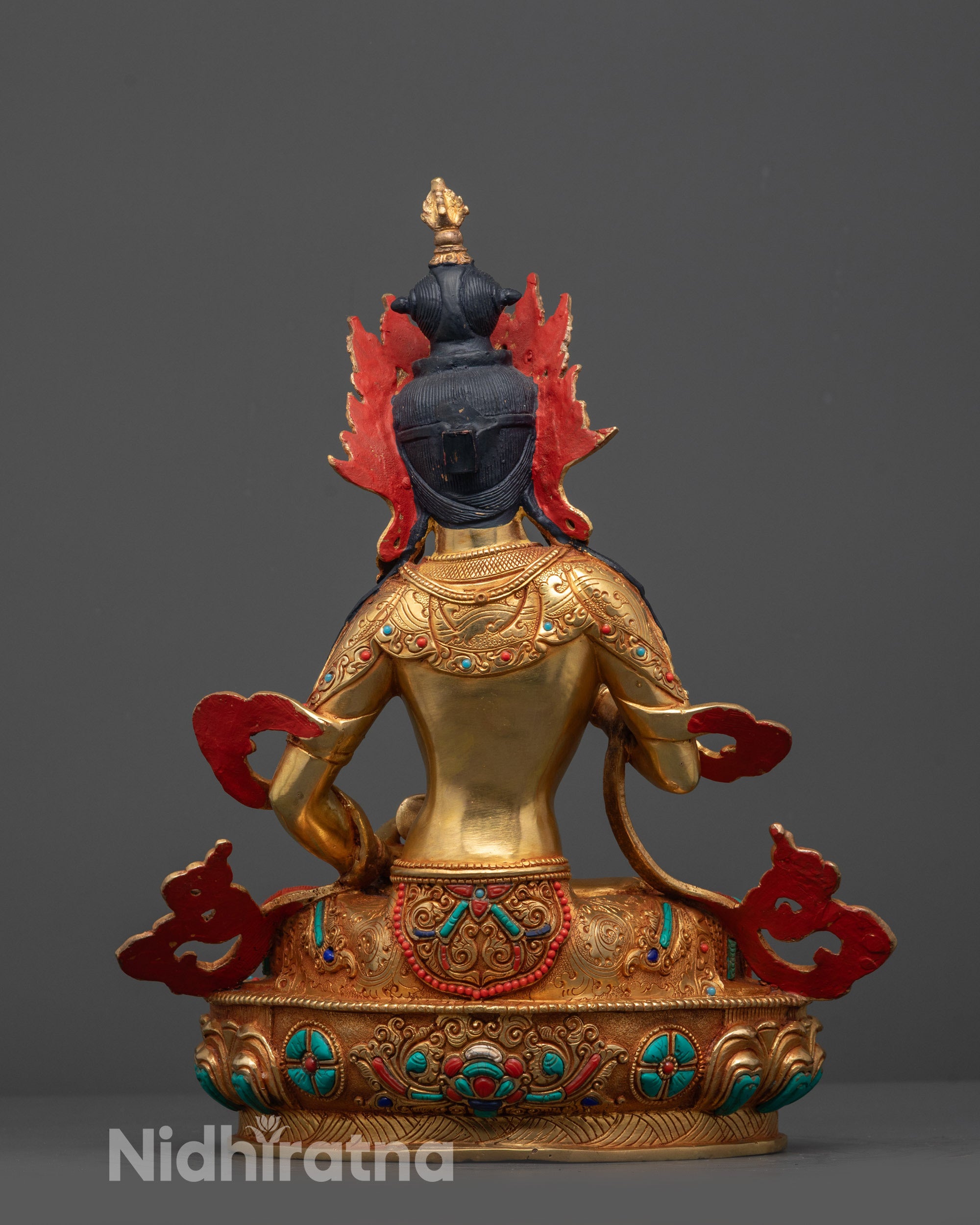 Authentic Vajrasattva Statue | Handmade Nepalese Buddhist Statue