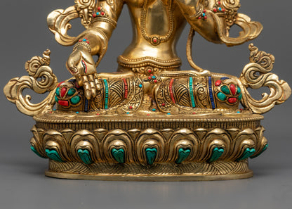 Tibetan White Tara Statue | Feminine Symbol of Longevity